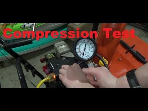 snow blower compression test|How to Test Compression on a Small Engine .